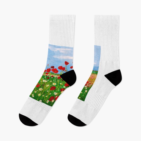 Item preview, Poppies and daisies  designed and sold by Natalia_Shchip.
