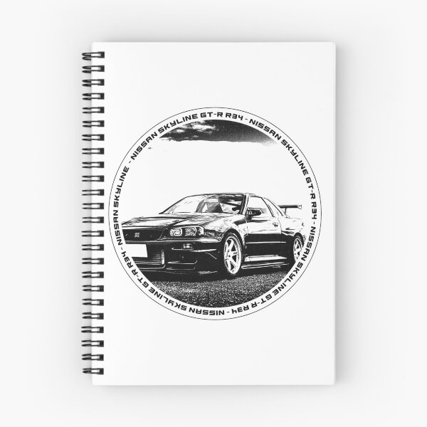 Item preview, NISSAN SKYLINE GT-R R34 Black 'N White 4 designed and sold by Cero81.