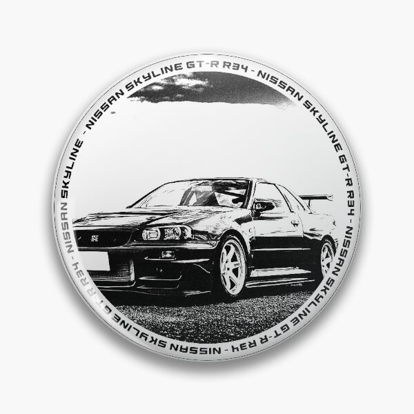 Item preview, NISSAN SKYLINE GT-R R34 Black 'N White 4 designed and sold by Cero81.