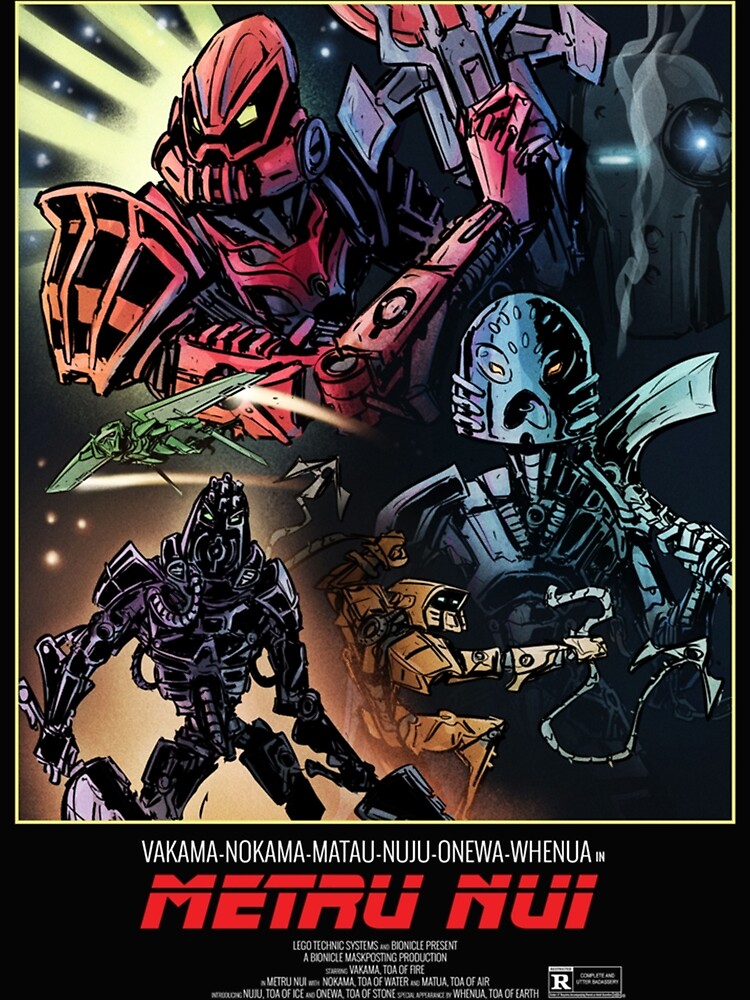 Bionicle Poster Japanese Bionicle Posters LEGO Bionicle Pohatu