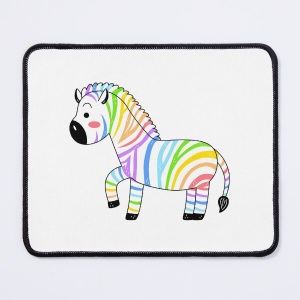Item preview, Rainbow zebra designed and sold by PlanetAries.
