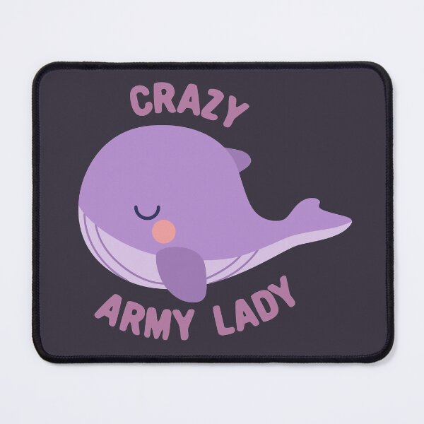 Item preview, BTS tinytan whale crazy army lady designed and sold by Morcawork.