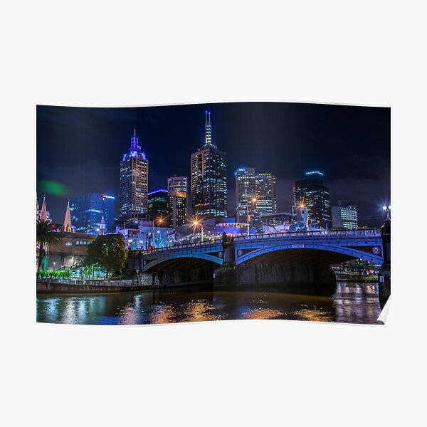 "City of Melbourne, Victoria, Australia" Poster for Sale by