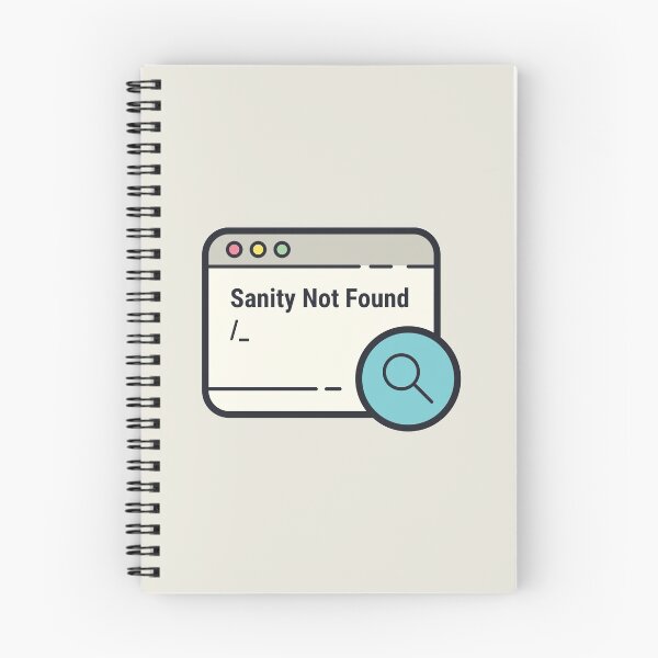 Item preview, Sanity Not Found designed and sold by TheBaryoStudio.