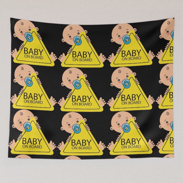 Item preview, Baby on Board Sign designed and sold by Military Insignia Products.