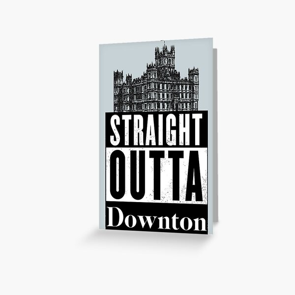Item preview, Straight Outta Downton Relaxed Fit  designed and sold by elatively.