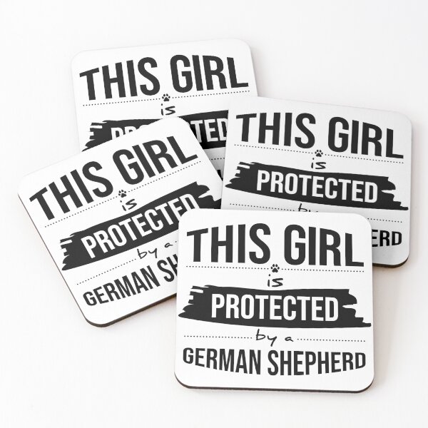 Aperçu de l'œuvre Berger Allemand Berger Femme Fille Protégé Protégé Cadeau Chien créée et vendue par BruSign.