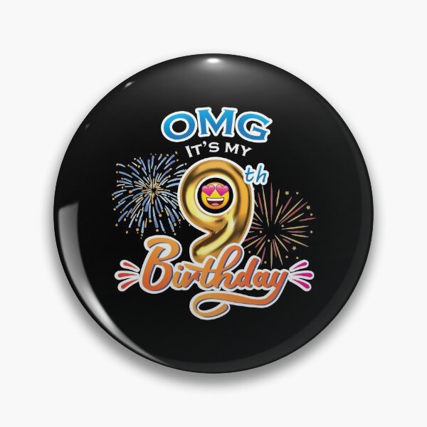 Item preview, OMG It's My 9th Birthday Shirt  designed and sold by StairheadStore.