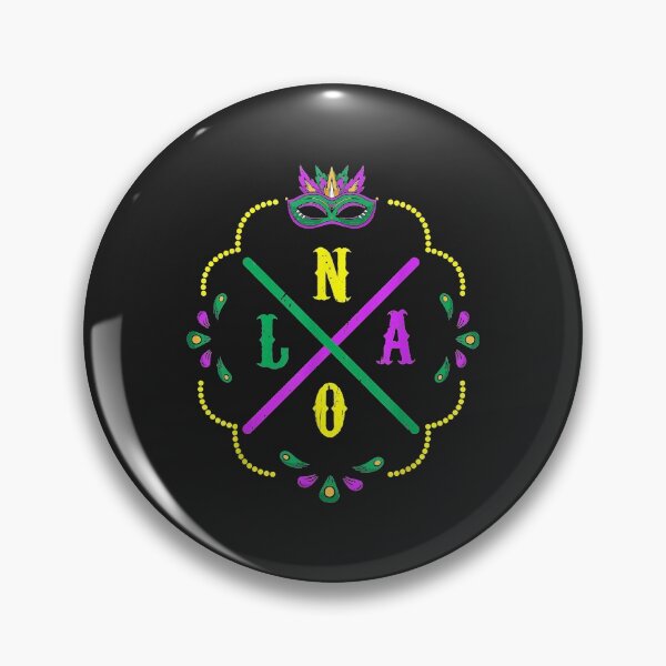 Item preview, Purple Green Gold NOLA Mardi Gras designed and sold by AnitaJGreenspan.