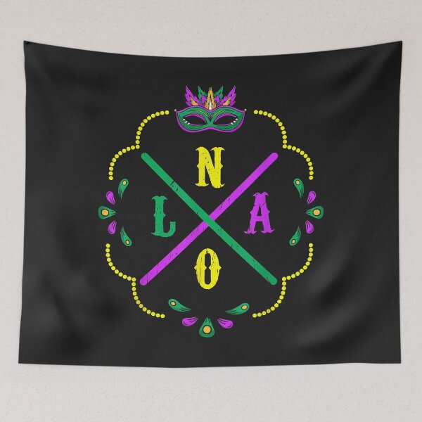 Item preview, Purple Green Gold NOLA Mardi Gras designed and sold by AnitaJGreenspan.