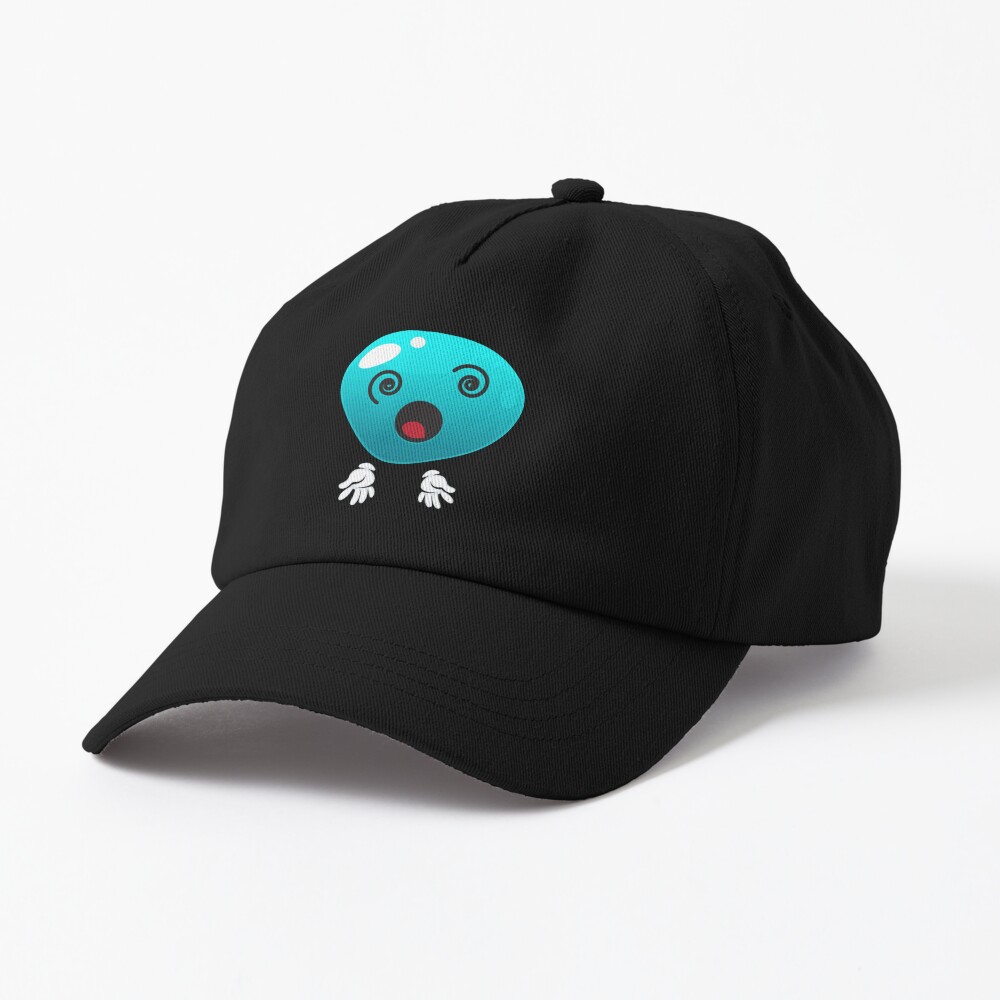 "surprised blue emoji-lip bite emoji-biting lips emoji" Cap by