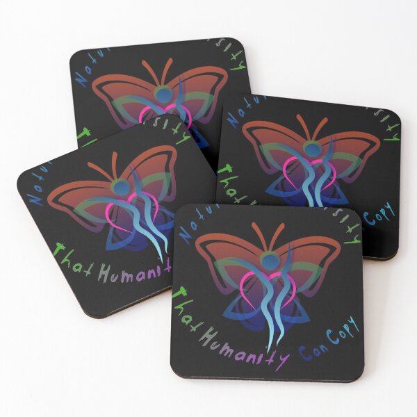 Item preview, Nature is Diversity that Humanity can copy butterfly theme Black Edition  designed and sold by SpArtk.