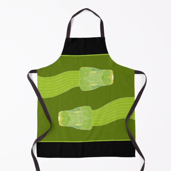 Item preview, Snakes Green Tree Python Genuine Aboriginal Art Green designed and sold by wigilwigil.