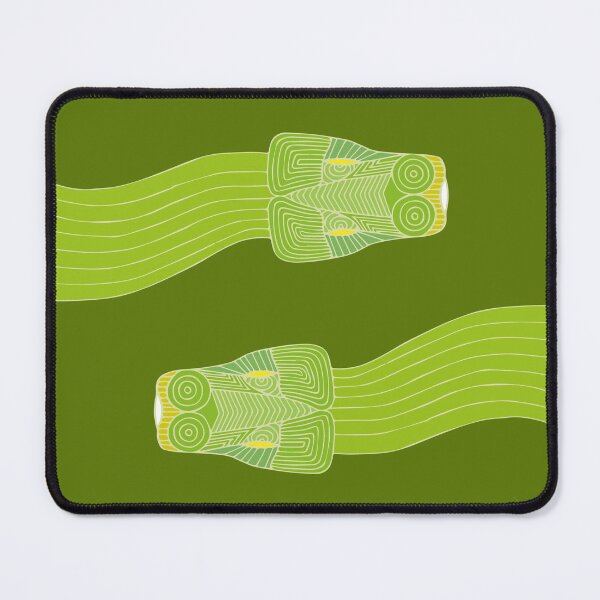 Item preview, Snakes Green Tree Python Genuine Aboriginal Art Green designed and sold by wigilwigil.