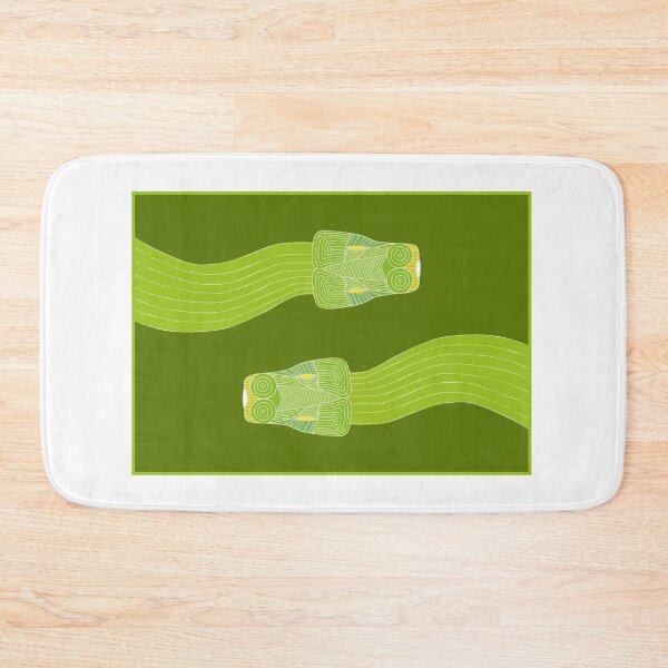 Item preview, Snakes Green Tree Python Genuine Aboriginal Art Green designed and sold by wigilwigil.