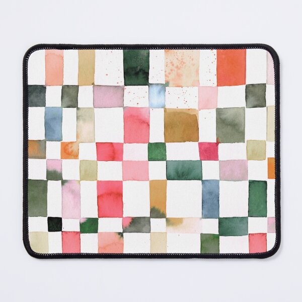 Item preview, Spring Summer Checkerboard - Green and Red Checkered Print designed and sold by ninoladesign.