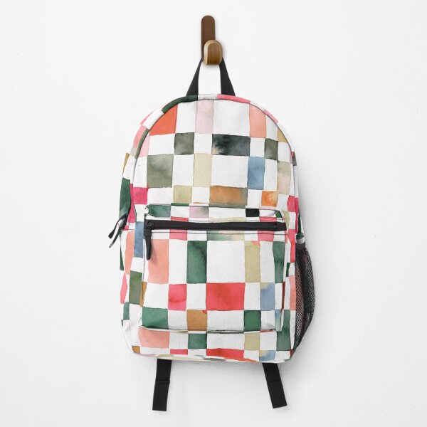 Item preview, Spring Summer Checkerboard - Green and Red Checkered Print designed and sold by ninoladesign.
