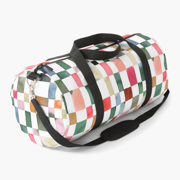 Item preview, Spring Summer Checkerboard - Green and Red Checkered Print designed and sold by ninoladesign.