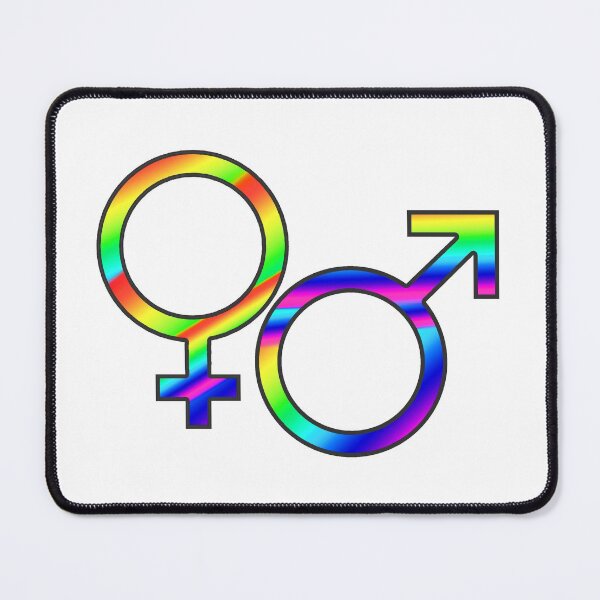 Item preview, Rainbow Male and  Female Symbol designed and sold by Dalyndigital Photography.