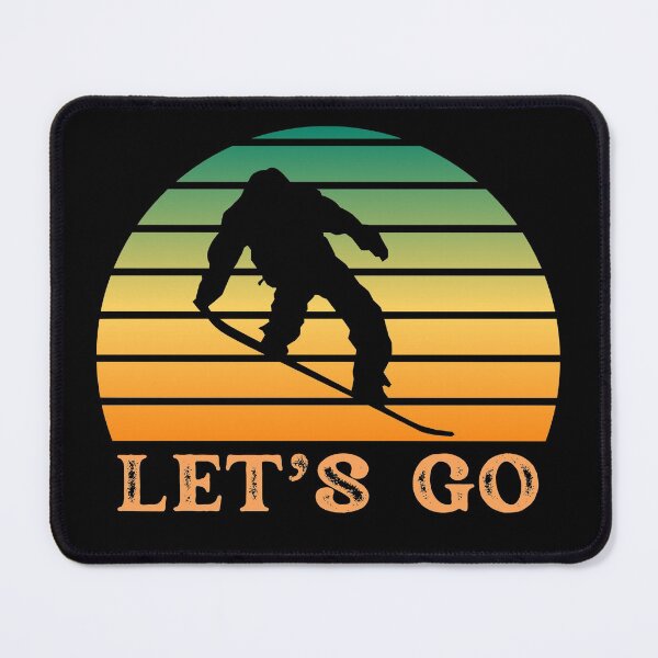 Item preview,  Let's Go, I'd Rather Be Snowboarding, Let's Shred, Vintage, Retro designed and sold by Coralgb.