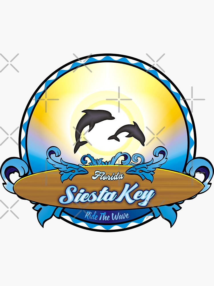 Siesta Key Beach Sticker For Sale By Soulsafe Redbubble