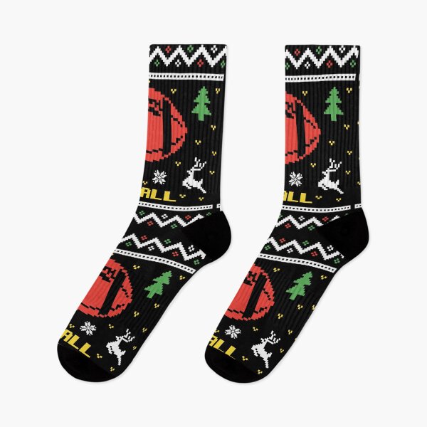 Item preview, Christmas American football gift colored ugly lovely sweater,  funny sweater, pixel artwork, 8bitart,stocking filler ideas, knitted sweater, knitted jumper, crycru designed and sold by SGS-.