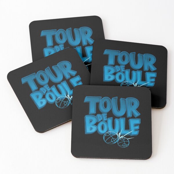 Item preview, Tour de Boule Pétanque blue designed and sold by Kalli-design.