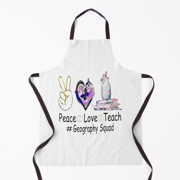 Item preview, Peace Love Teach Geography Squad designed and sold by boyastore.