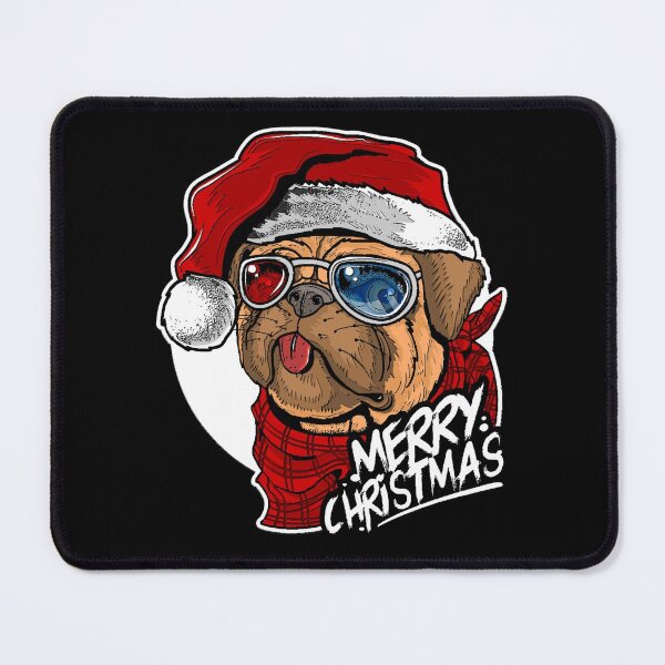 Item preview,  Pug-dog Merry Christmas designed and sold by NewCoolWest.