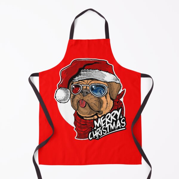 Item preview, Pug-dog Merry Christmas designed and sold by NewCoolWest.