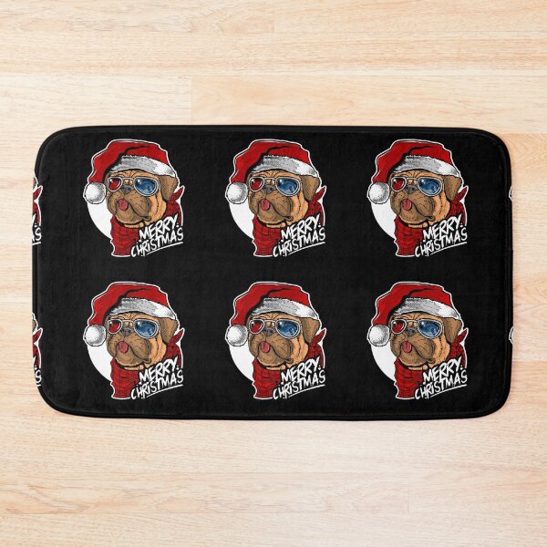 Item preview,  Pug-dog Merry Christmas designed and sold by NewCoolWest.