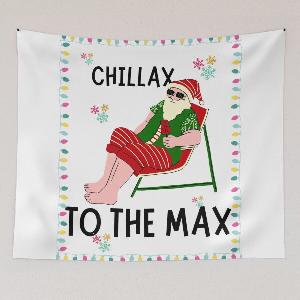 Item preview, Funny Santa Chilling designed and sold by ReVamp  Store.