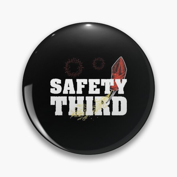 Item preview, Safety Third Pyrotechnics Fireworks Certified Pyrotechnician designed and sold by StrongShirts.
