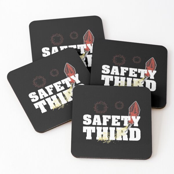 Item preview, Safety Third Pyrotechnics Fireworks Certified Pyrotechnician designed and sold by StrongShirts.