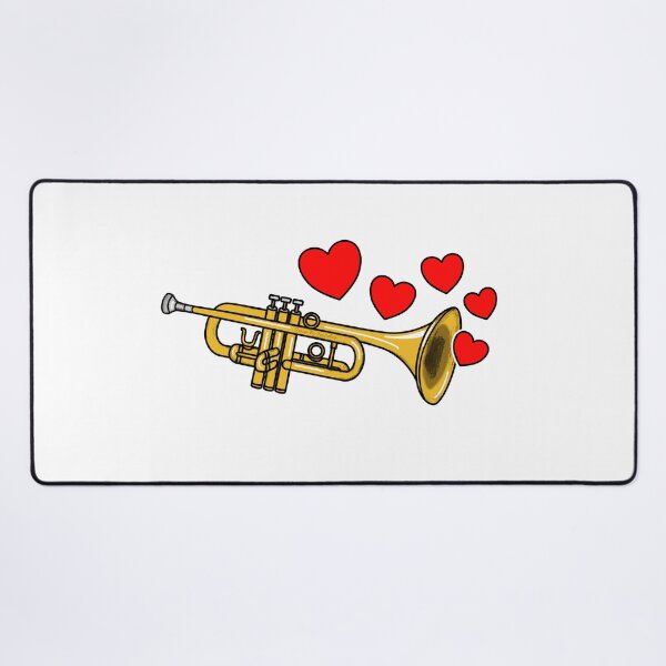 Artikelvorschau, Valentinstag Trompetenspieler Trompeter Jahrestag Hochzeit Musiker entworfen und verkauft von doodlerob.