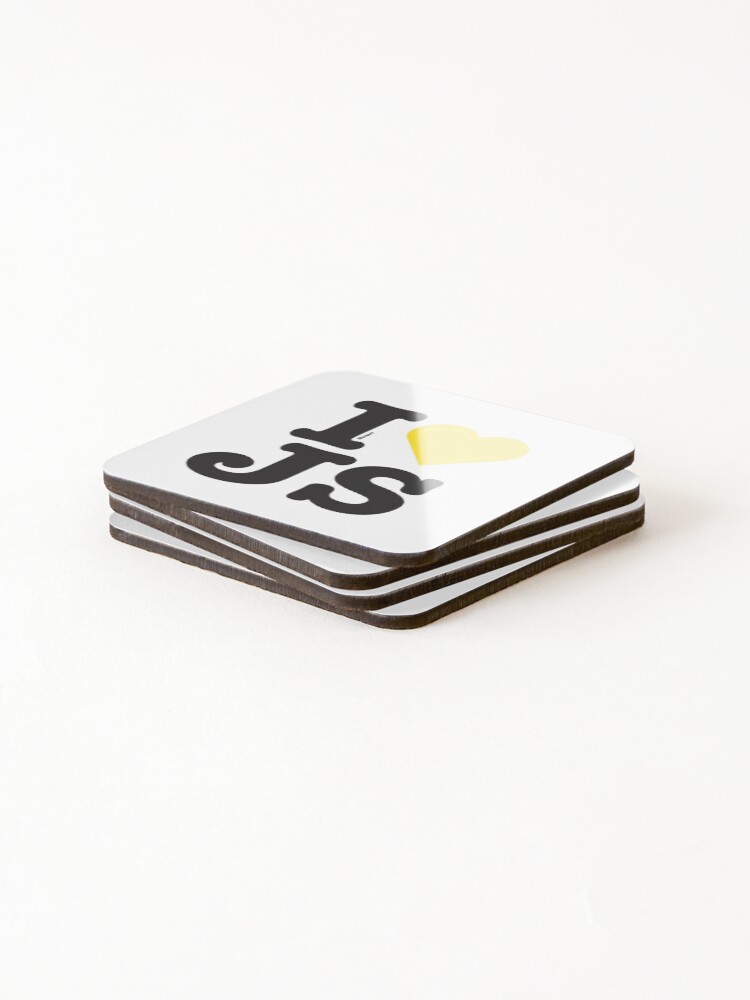 Thumbnail 4 of 5, Coasters (Set of 4), I love Java Script designed and sold by shmoert.