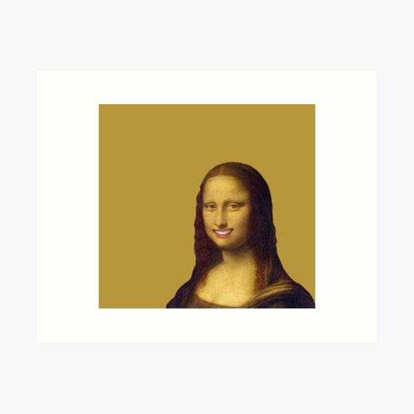 Mona Lisa Monalisa Bald Meme Photographic Print for Sale by