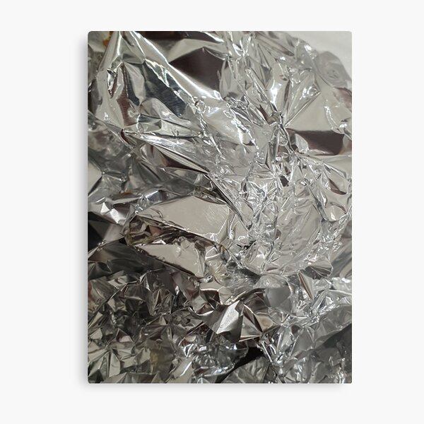 Silver Foil Deluxe Metal Print