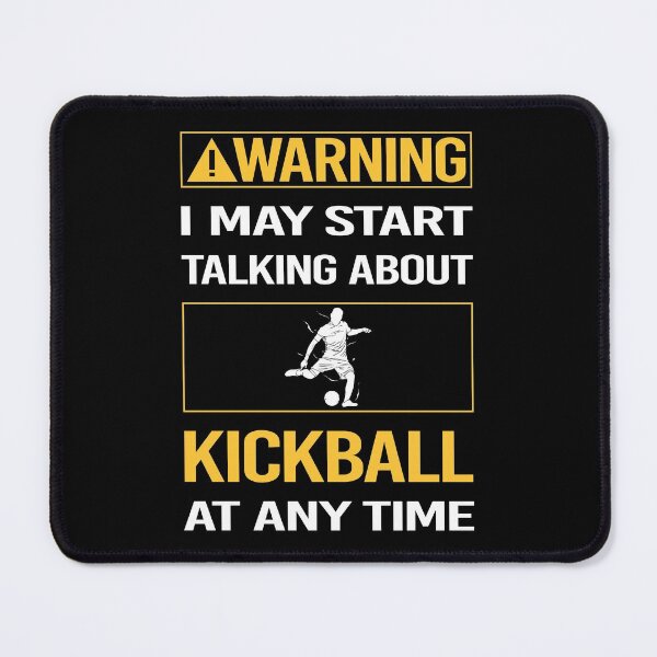 Item preview, Funny Warning Kickball designed and sold by FulviaContreras.