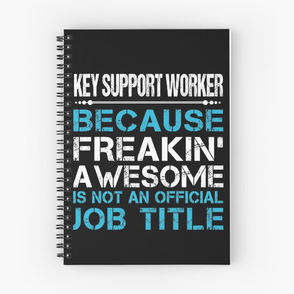 Item preview, Key Support Worker T Shirt - Freaking Awesome Job Gift Item Tee designed and sold by oetate4774.