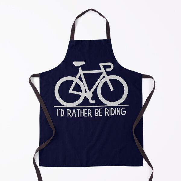 Item preview, I'd rather be riding. Road bike silhouette, text, capitals. Silver grey designed and sold by JellyBeenzz.