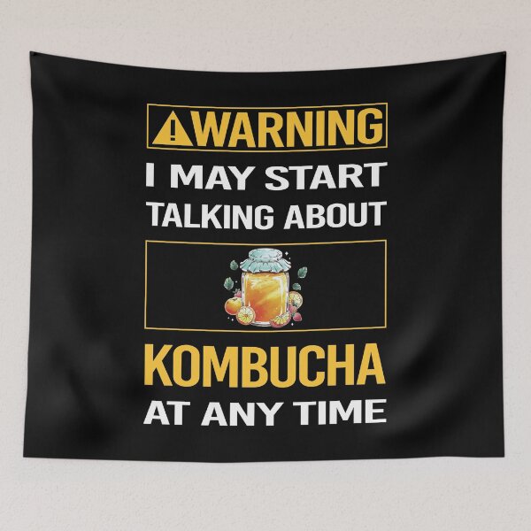 Item preview, Funny Warning Kombucha Booch designed and sold by FulviaContreras.