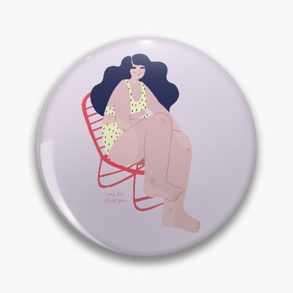 Item preview, GIRL ON RED CHAIR designed and sold by melo-di-segno.