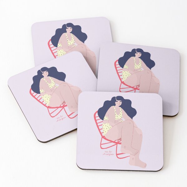 Item preview, GIRL ON RED CHAIR designed and sold by melo-di-segno.