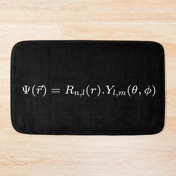 Item preview, Wave function of a particle in a central force potential dark version designed and sold by NoetherSym.