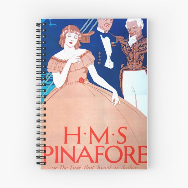 Item preview, HMS Pinafore Gilbert and Sullivan Vintage Poster Opera designed and sold by vintageprints7.