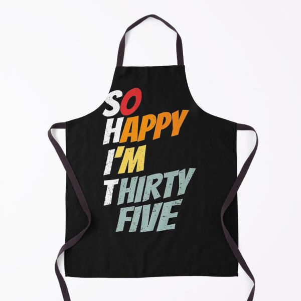 Item preview, So Happy I'm Thirty Five - Birthday BDAY 35th Birthday Premium T-Shirt designed and sold by shop luisant.