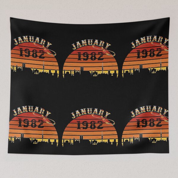 Item preview, Legends Born In January 1982 40th Birthday 40 Years Old designed and sold by Mohamedprf.