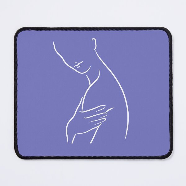 Item preview, Nude figure Silhouette line drawing women designed and sold by smotrivnebo.