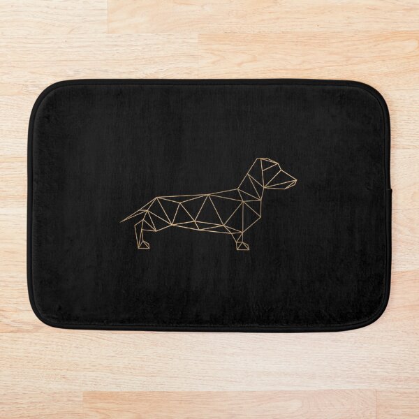 Artikelvorschau, Dackel Dachshund Wiener Geometrie geometrisch Polygon entworfen und verkauft von BruSign.